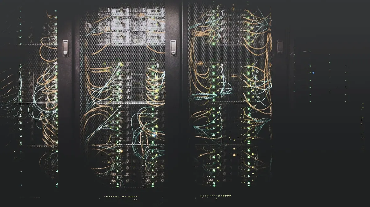 Structured cabling and racks in a data centre